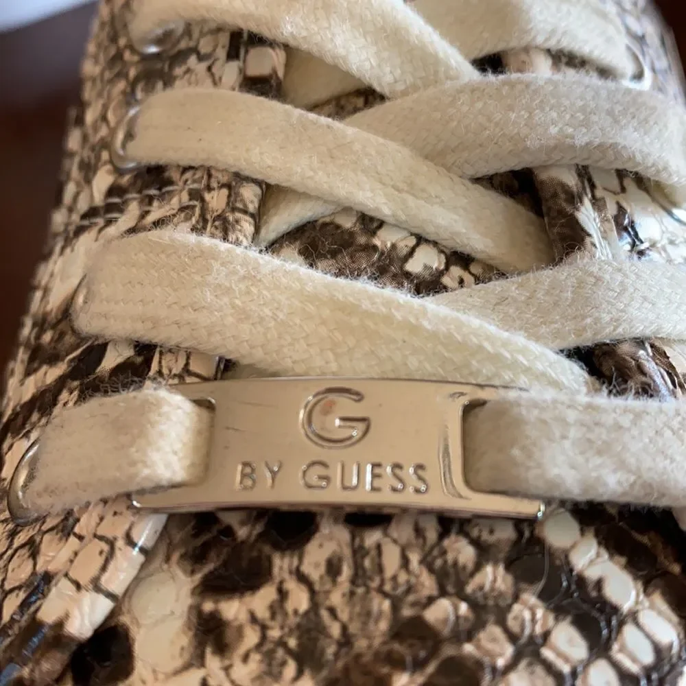 G by Guess Faux Python Women’s Sneakers Size 10M